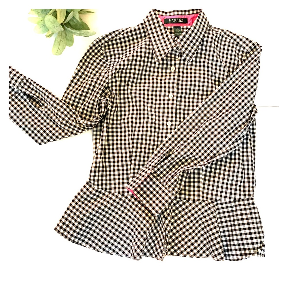 Ralph Lauren Peplum Top